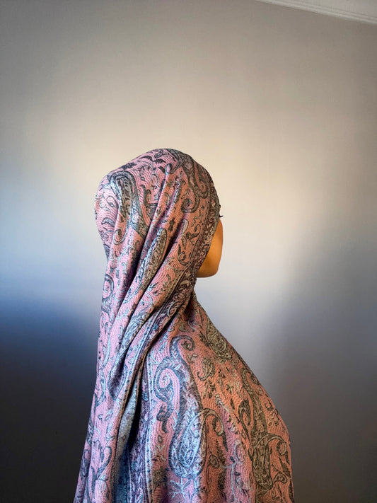 "Rose blue" Pashmina